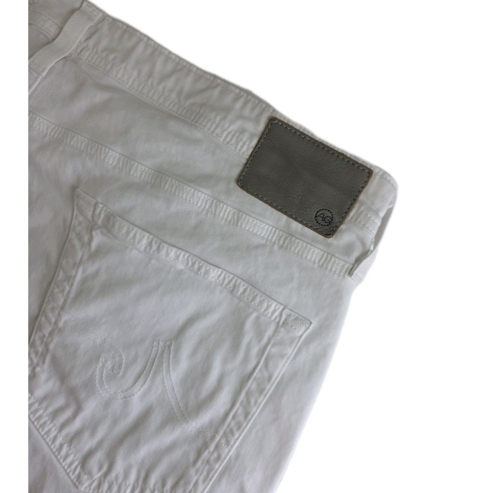 AG Adriano Goldschmied Pants Mens WHITE The Dylan Slim Skinny Chino 40X34